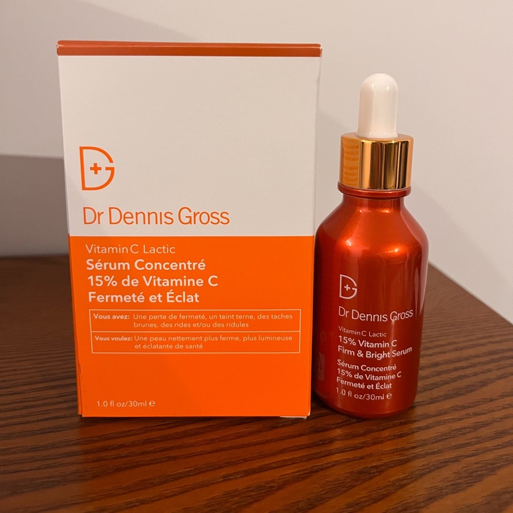 NEW Dr Dennis Gross Vitamin C Lactic 15% Firm & Bright treatment